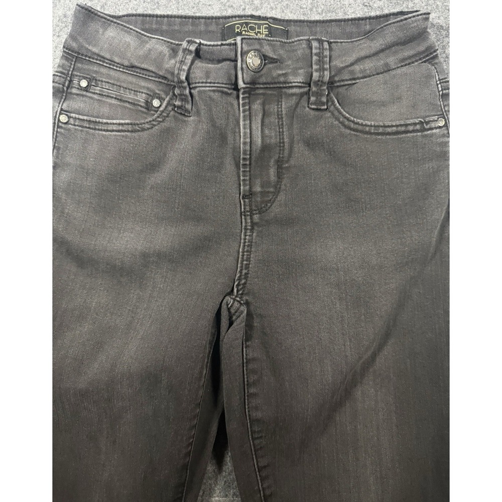 Rachel Rachel Roy Women's Skinny Jeans Size 2/26 Black Wash Stretch Denim